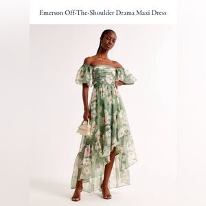 Emerson Off-The-Shoulder Drama Maxi Dress